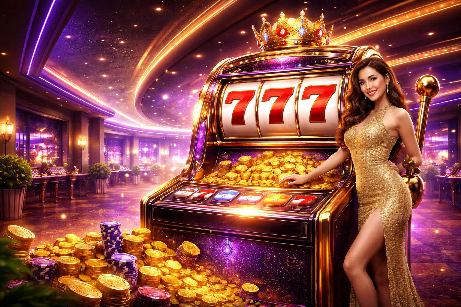 Hình ảnh chính 188bey link Casino với các trò chơi slot hấp dẫn